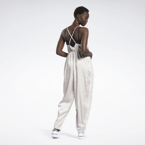 Reebok champagne satin jumpsuit - Picture 10 of 13